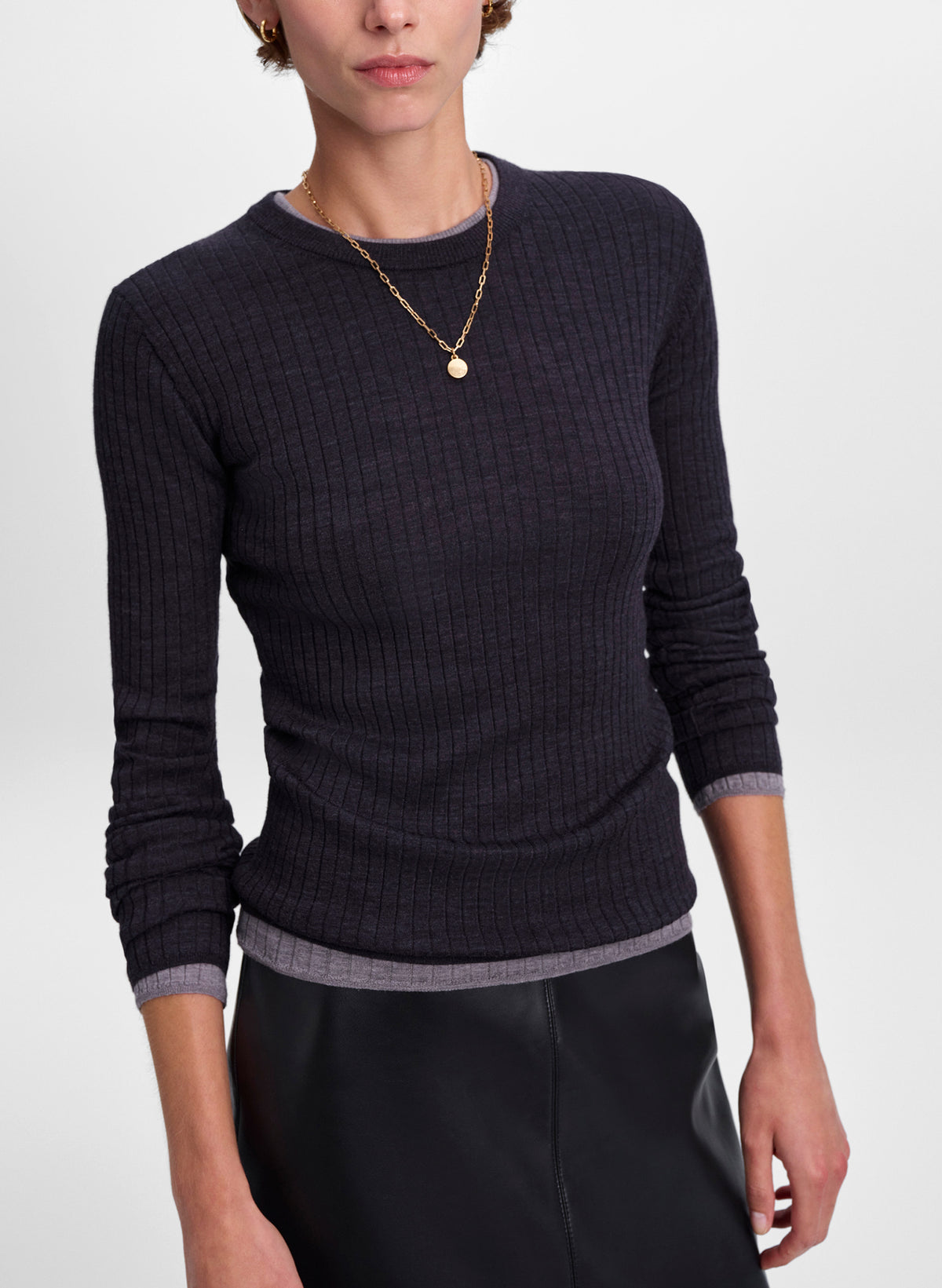 Kyle Ribbed Merino Top