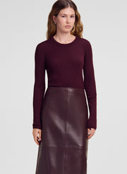 Kyle Ribbed Merino Top