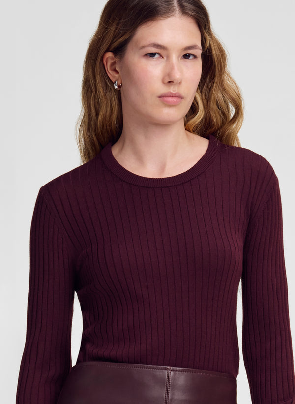 Kyle Ribbed Merino Top
