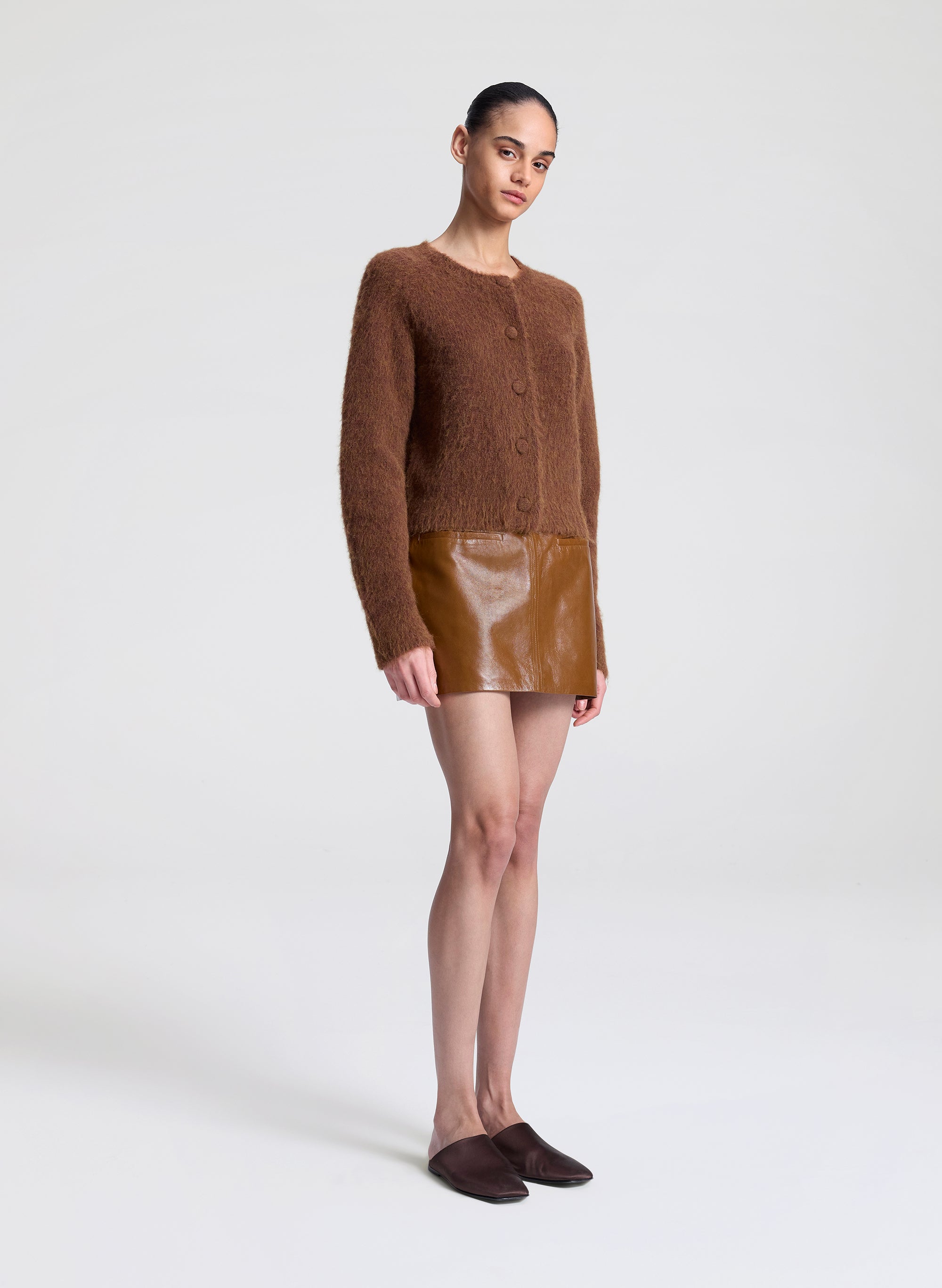 A.L.C. Lainie Brushed Alpaca Cardigan | ALCltd.com