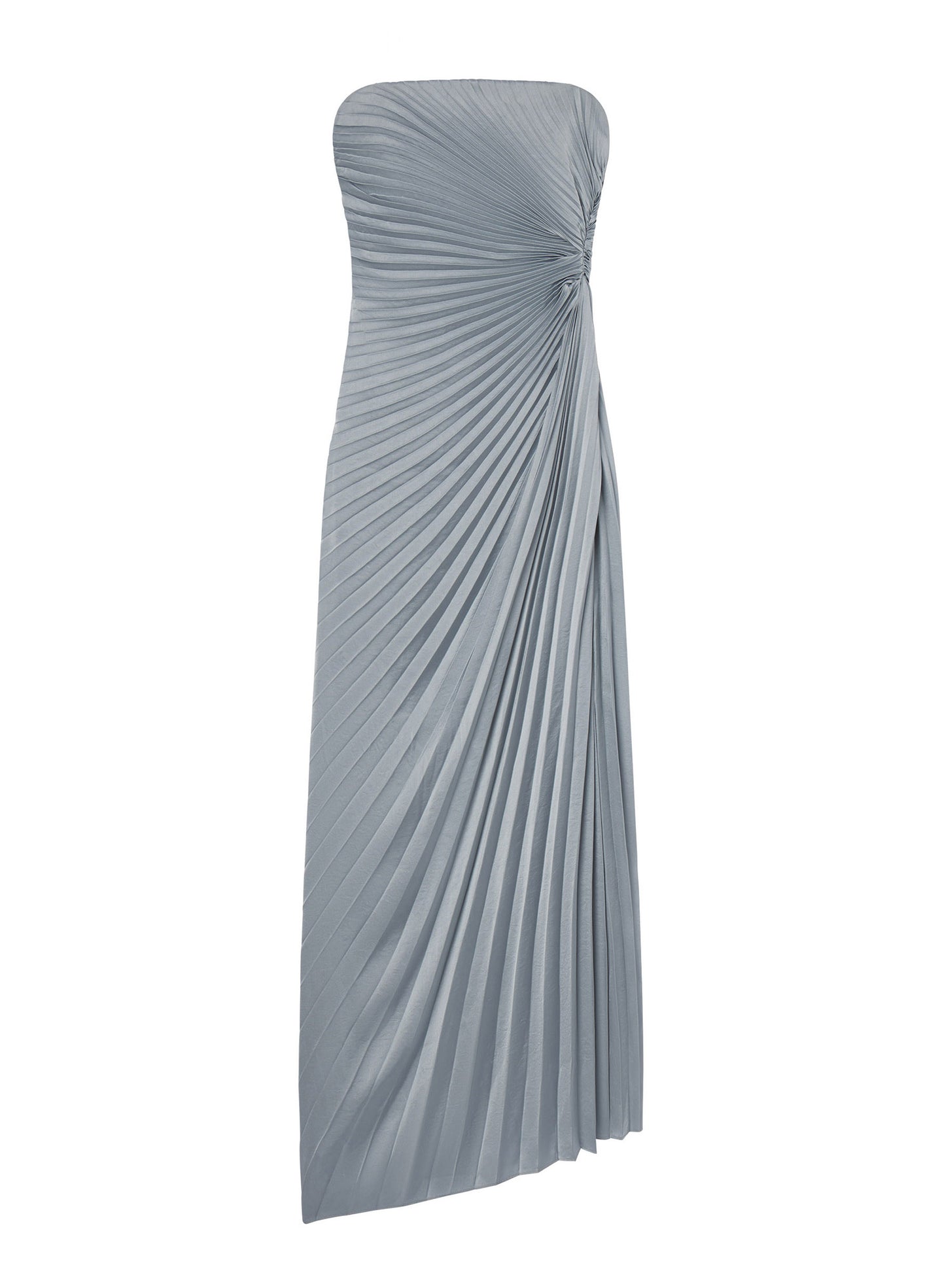 A.L.C. Layla Strapless Pleated Gown in Steel Blue, Size 0 A.L.C. Layla Strapless Pleated Gown in Steel Blue, Size 0
