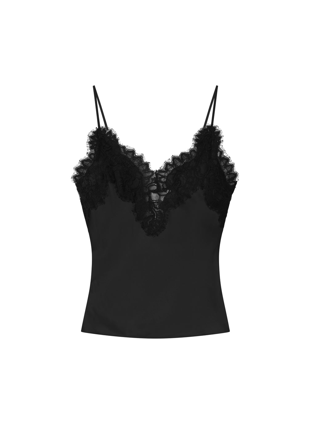 Lennon Satin and Lace Camisole Top - Main Image