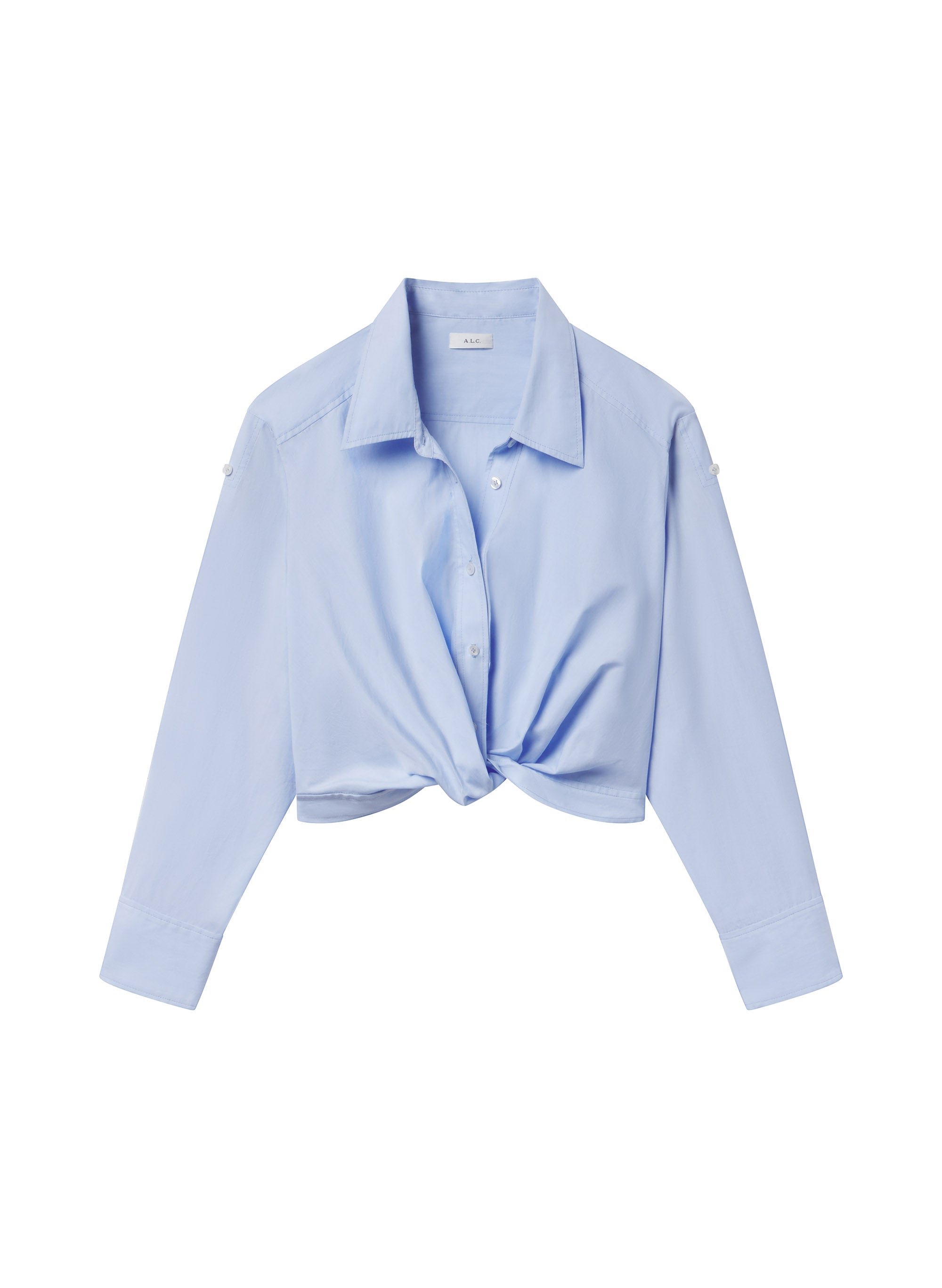 Leo Cropped Cotton Shirt | ALC LTD
