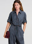 Leo Cropped Cotton Shirt