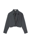 Leo Cropped Cotton Shirt