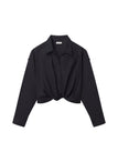 Leo Cropped Cotton Shirt