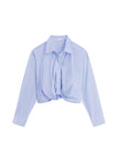 Leo Cropped Cotton Shirt