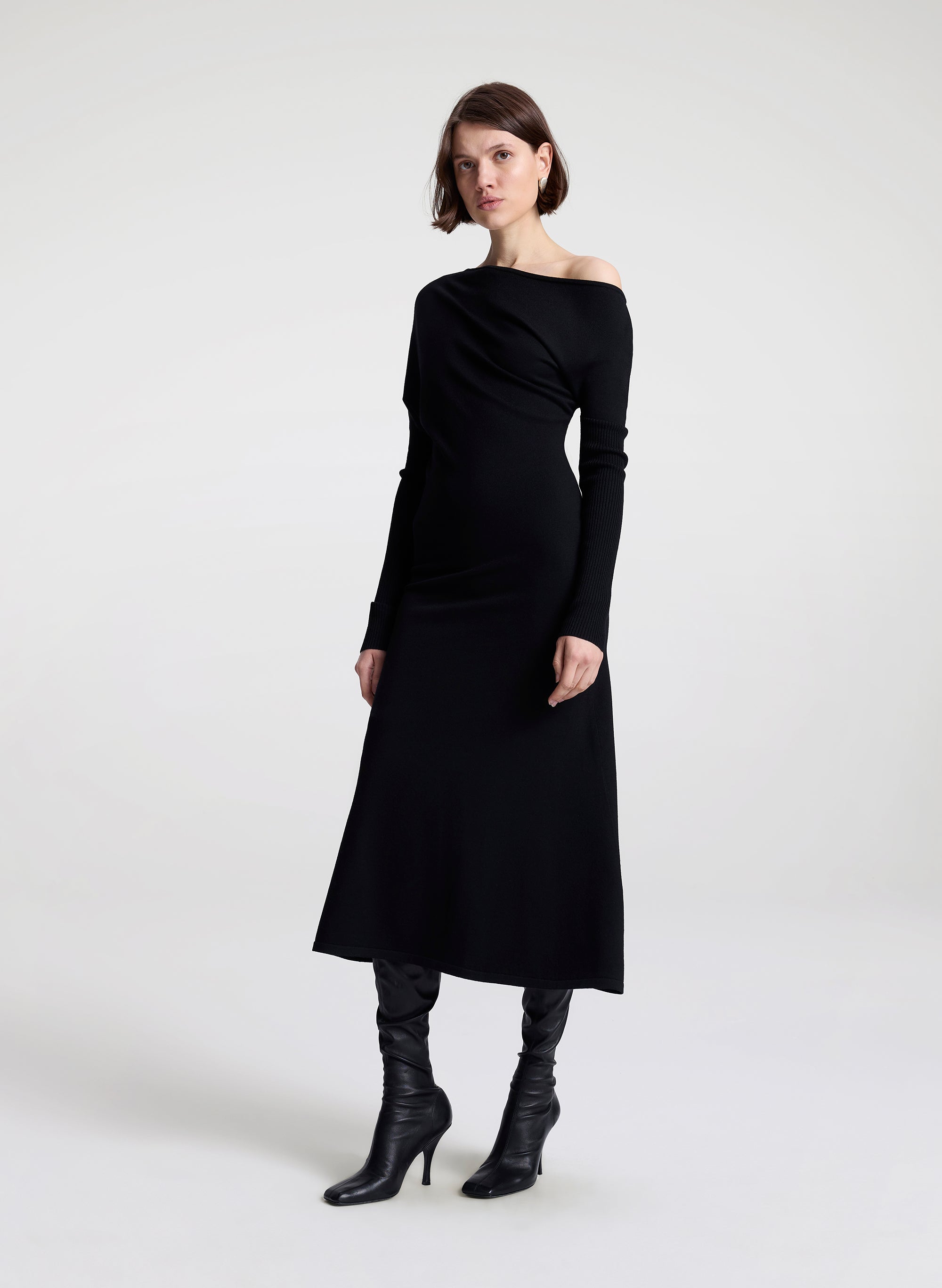 Liv Fine Merino Knit Midi Dress | ALC LTD