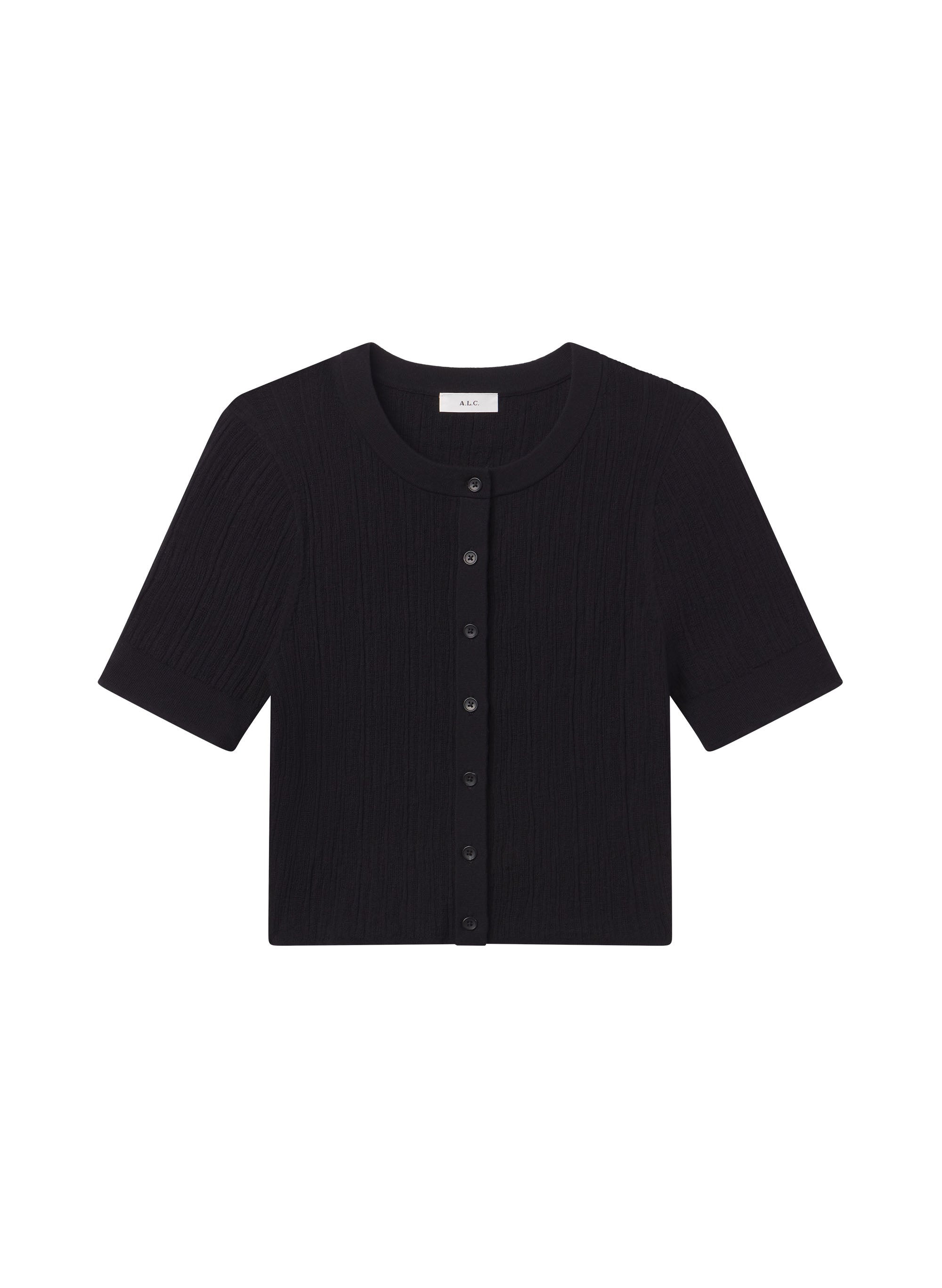 トップス CLANECOTTONSHORTKNIT Knit Top for Women | Multicolor Open Stitch | LORDON