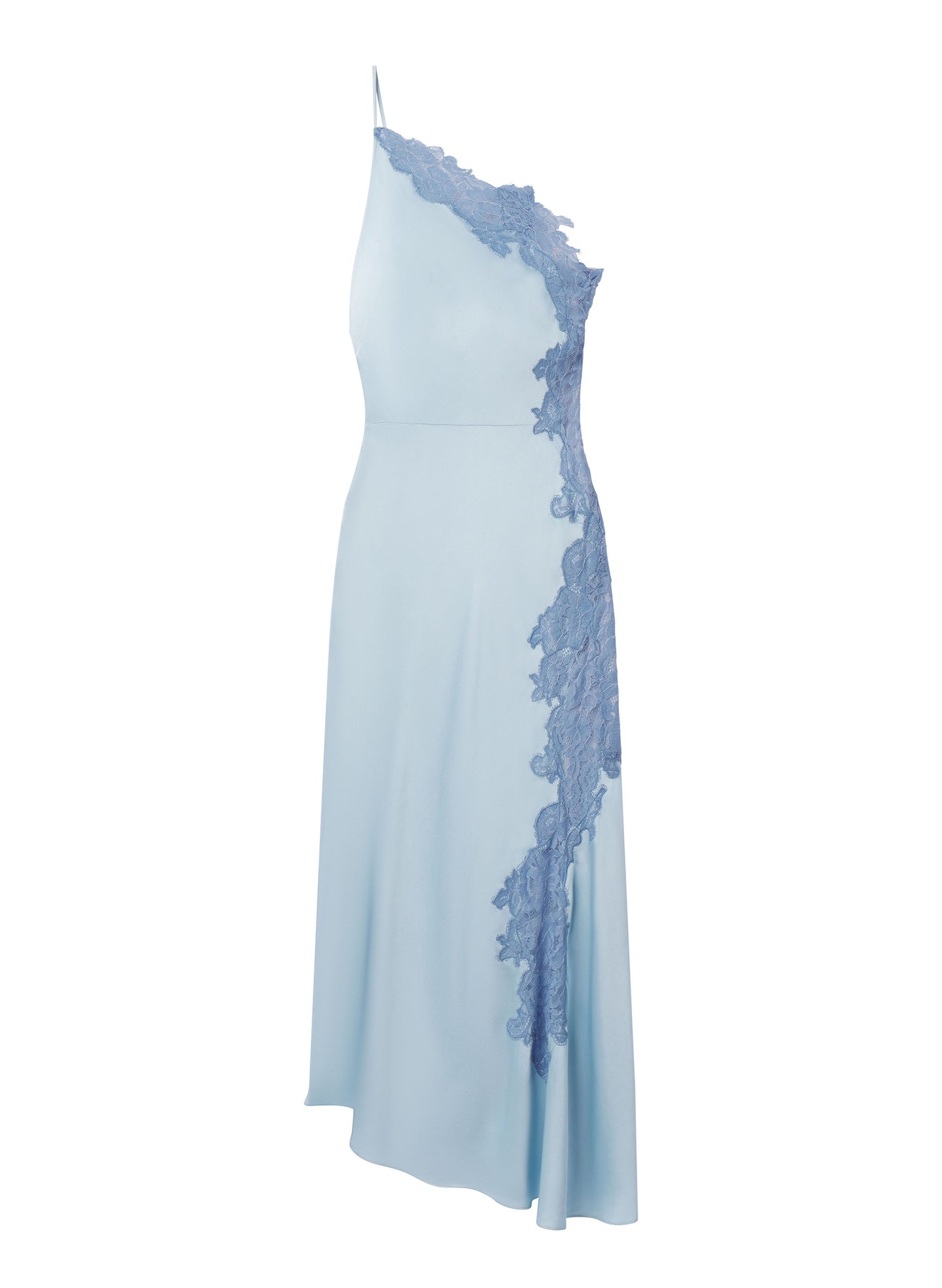 Lou Satin and Lace Midi Dress | ALC LTD Lou Satin and Lace Midi Dress | ALC LTD