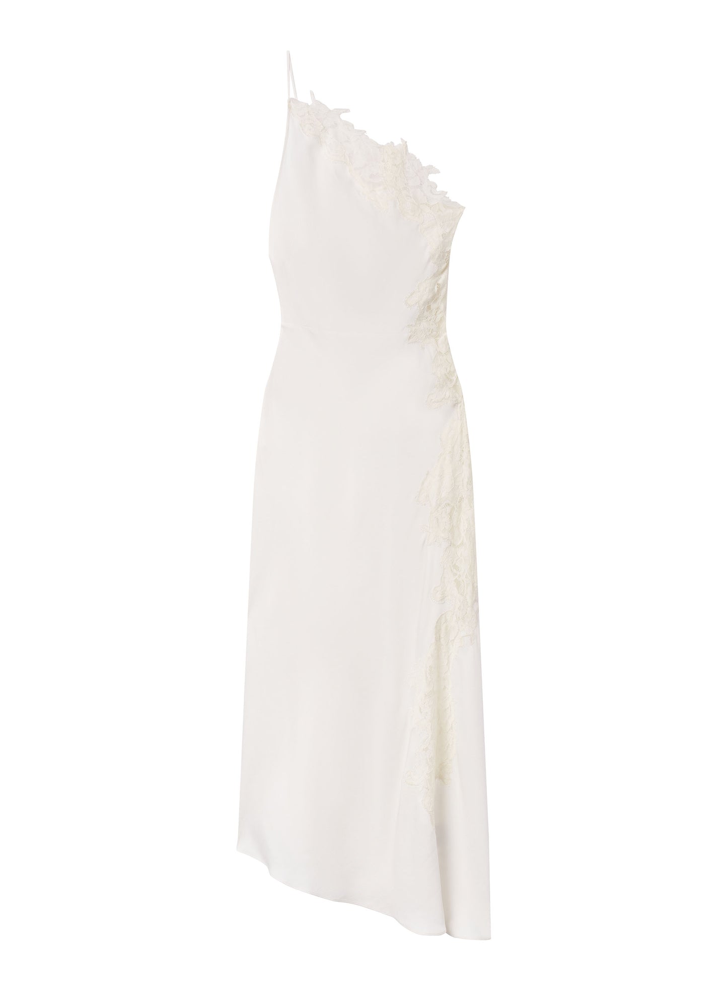 Lou Satin and Lace Midi Dress | ALC LTD Lou Satin and Lace Midi Dress | ALC LTD