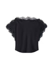 Luna Satin and Lace Top