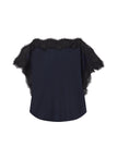 Luna Satin and Lace Top