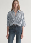 Leo Cropped Cotton Shirt