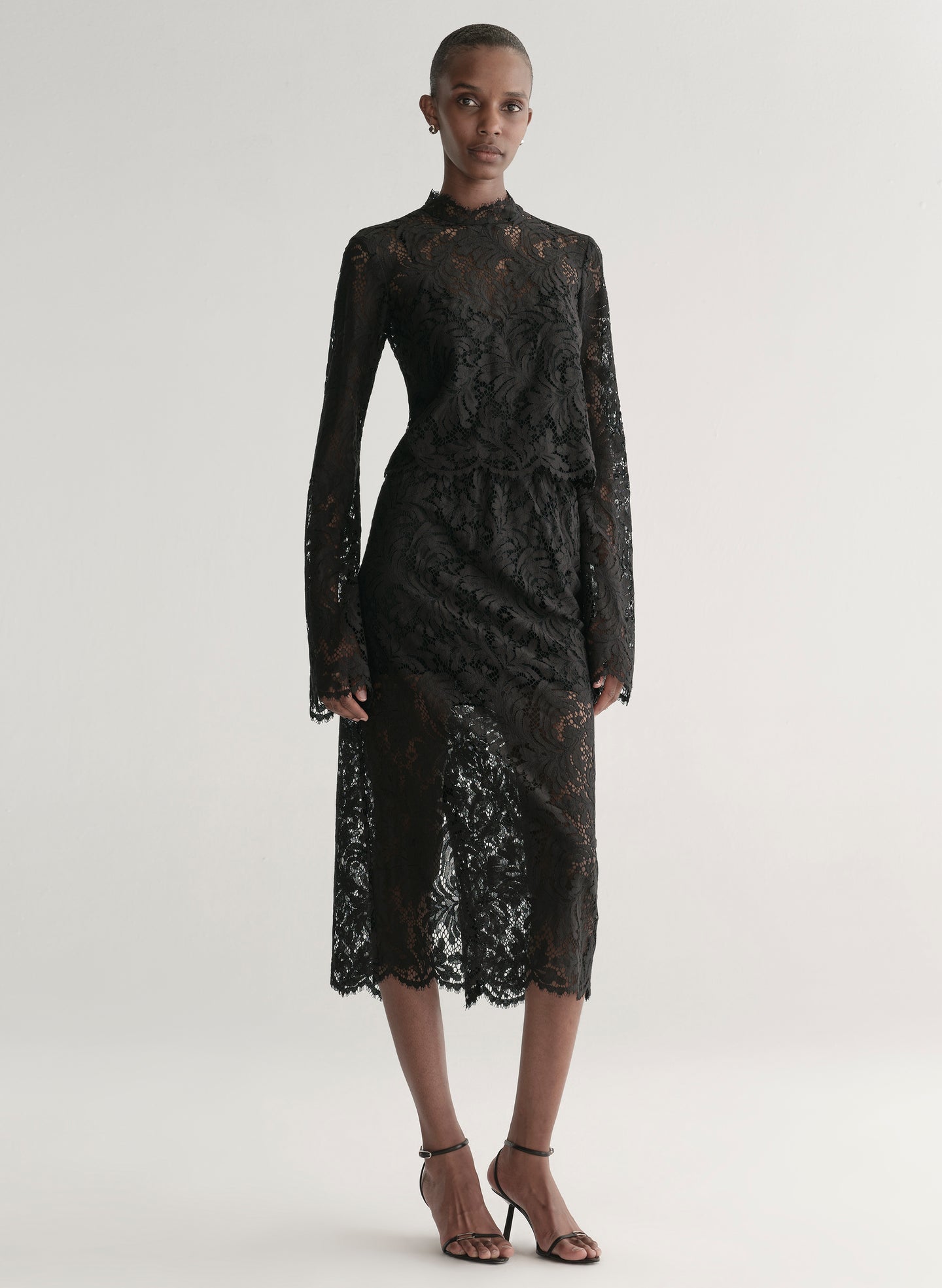 Lace Midi Skater Skirt Boohoo Lace Midi Dress With Pleated Skirt, $62 Asos Lookastic Lace Midi Skater Skirt Boohoo Lace Midi Dress With Pleated Skirt, $62 Asos Lookastic