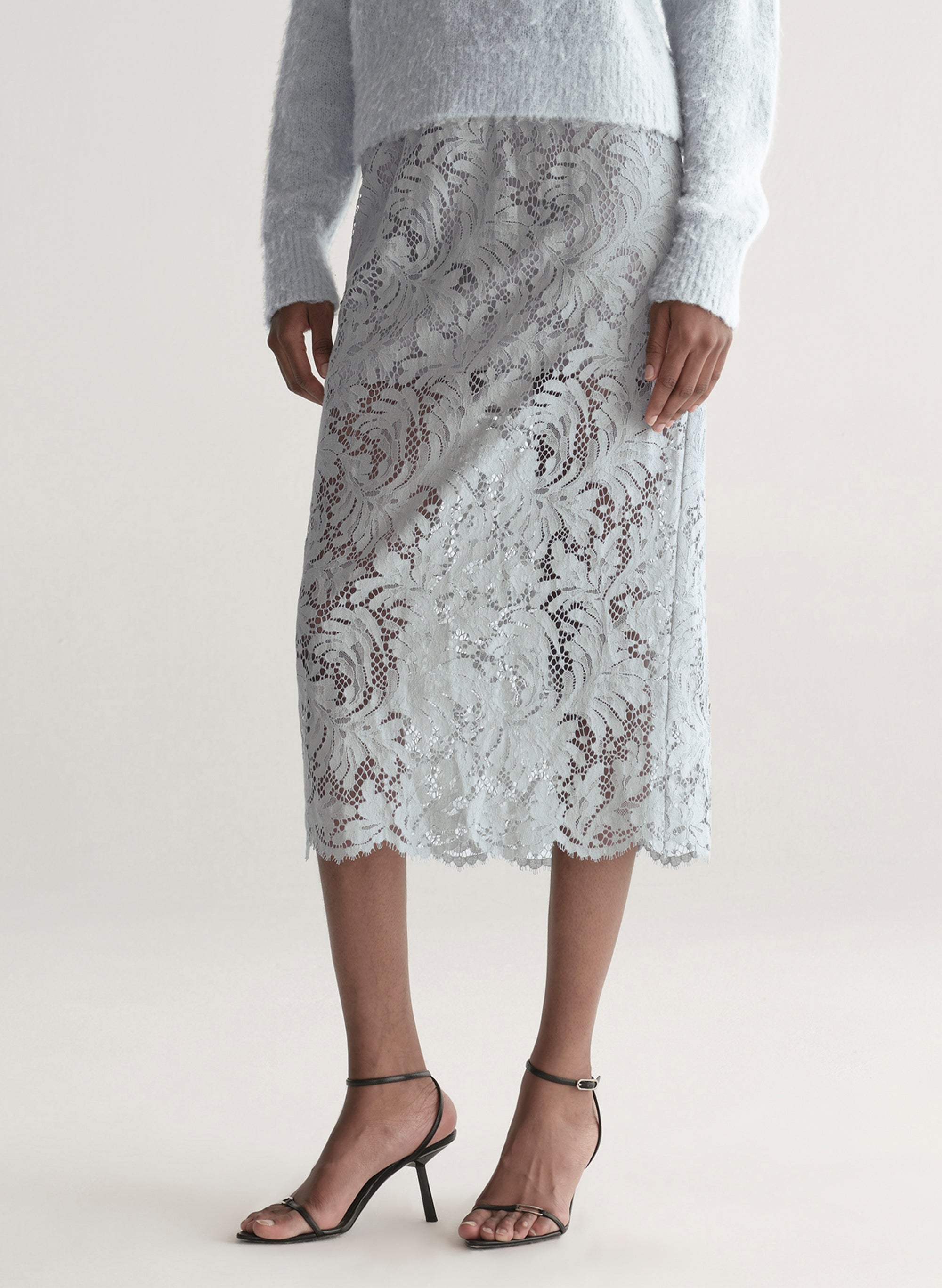 Lydia Lace Midi Skirt | ALC LTD