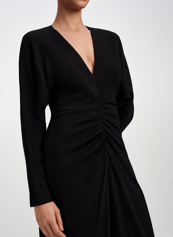 Maia Stretch Crepe Gown
