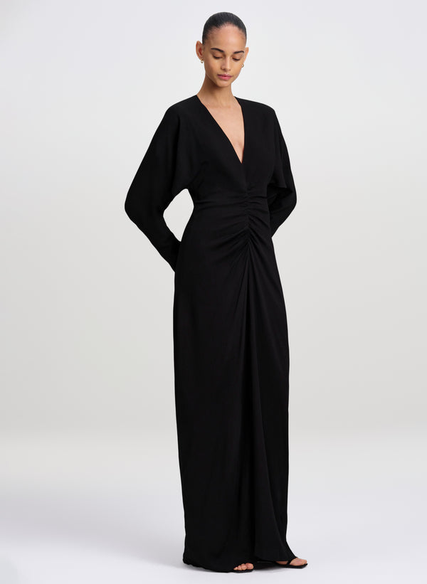 Maia Stretch Crepe Gown