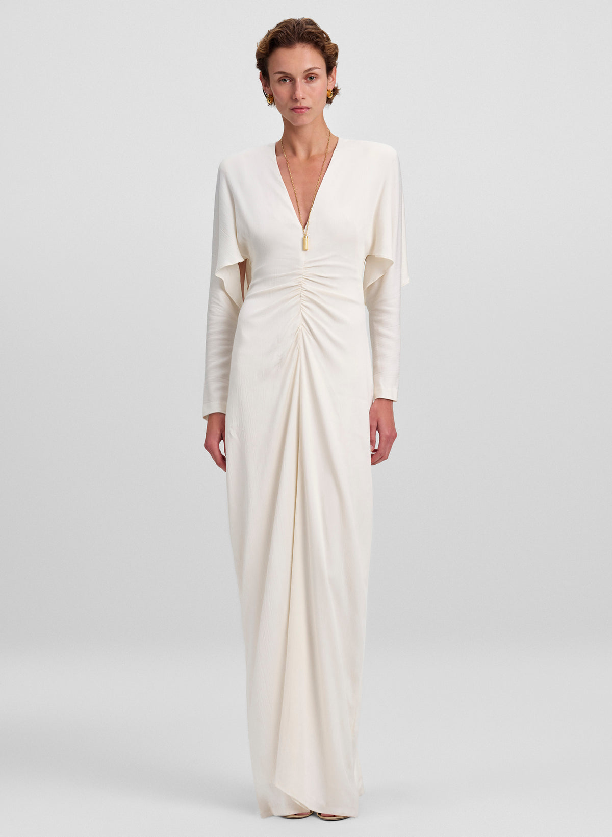Maia Stretch Crepe Gown