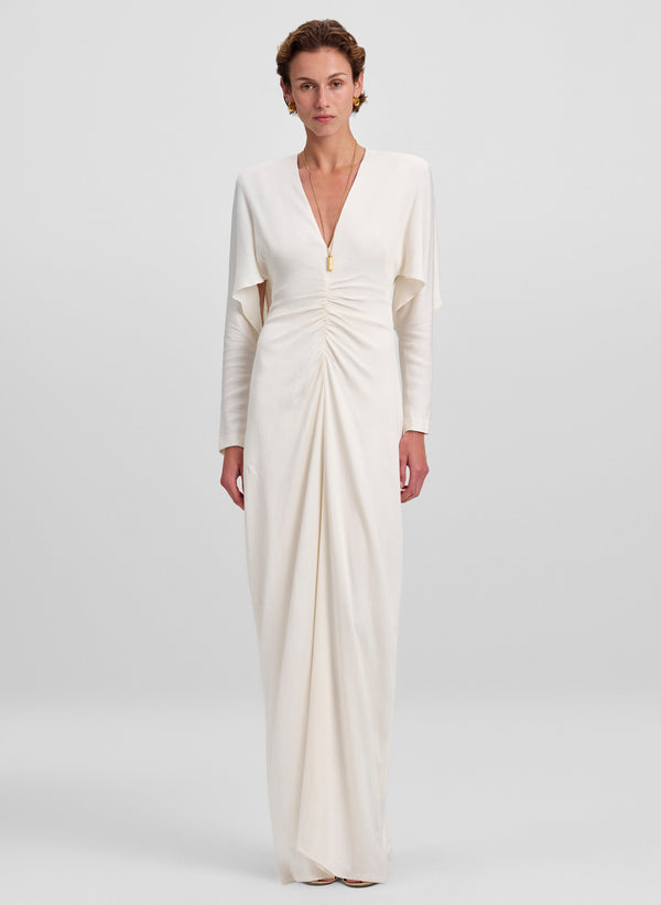 Maia Stretch Crepe Gown