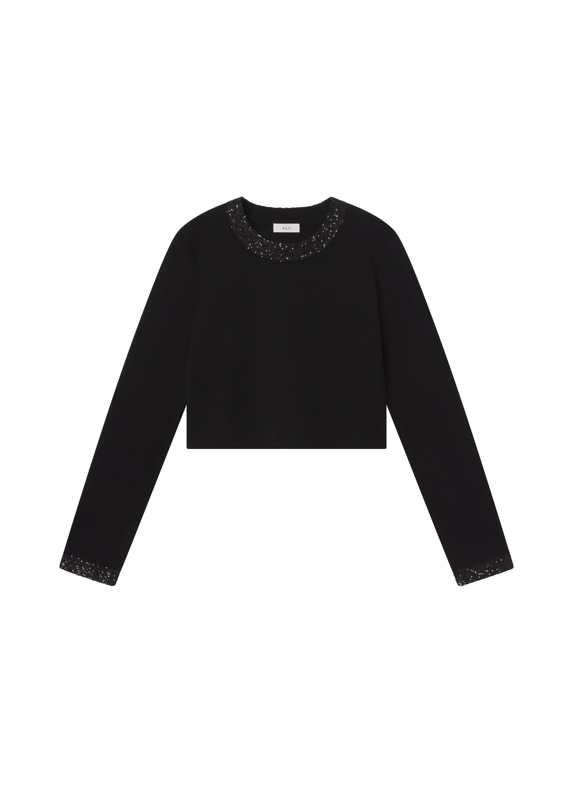 Marley Sequin Compact Knit Top | ALC LTD