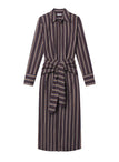 Mila Striped Midi Shirtdress