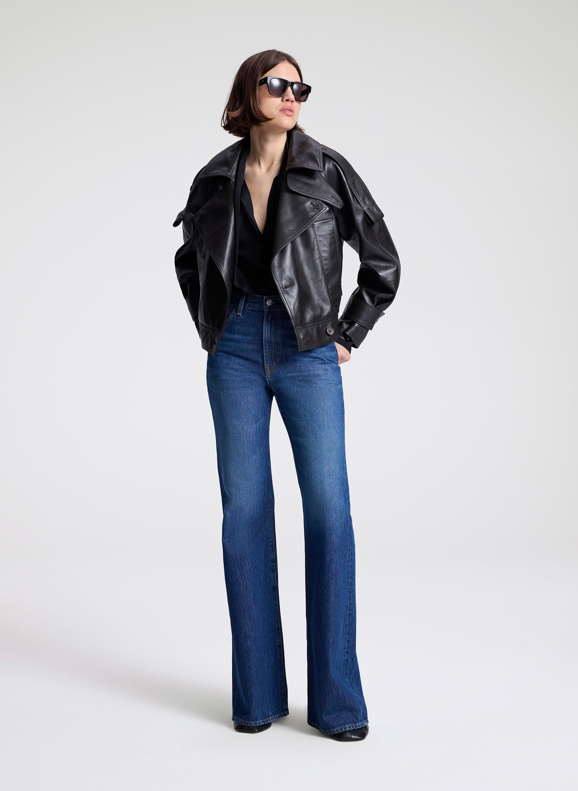 Miles Leather Jacket | ALC LTD