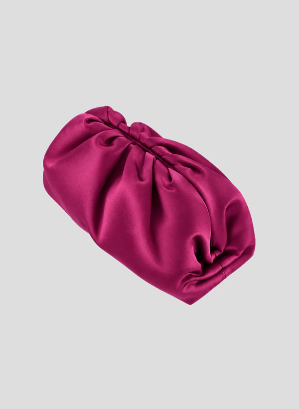 Milo Satin Clutch Bag