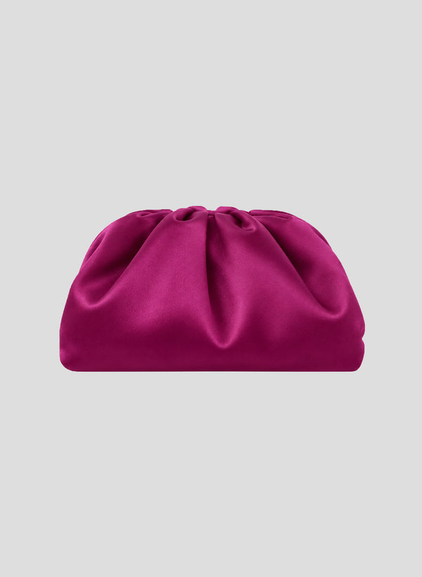 Milo Satin Clutch Bag