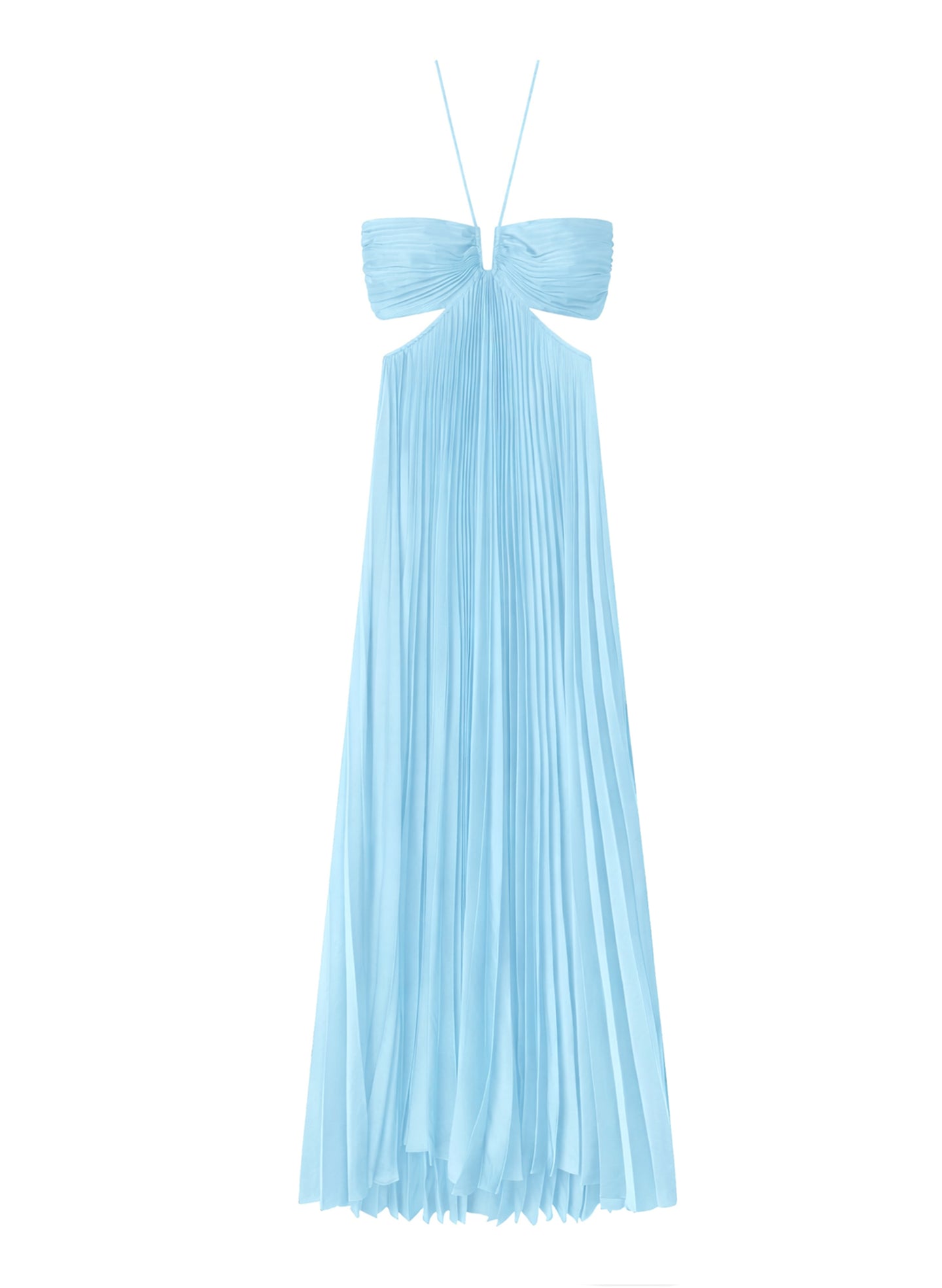 Moira Satin Pleated Maxi Dress | ALC LTD Moira Satin Pleated Maxi Dress | ALC LTD
