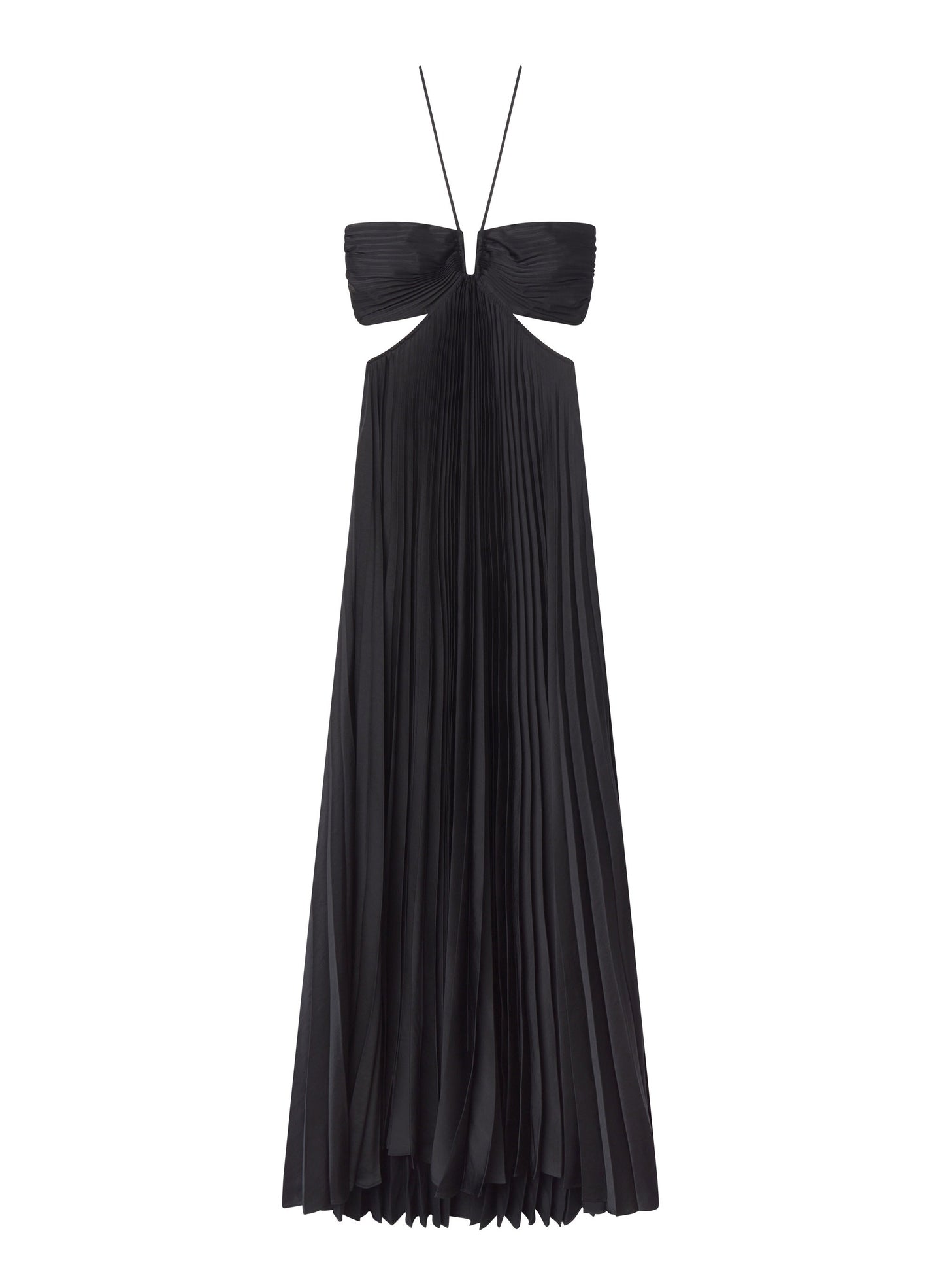 Moira Satin Pleated Maxi Dress | ALC LTD Moira Satin Pleated Maxi Dress | ALC LTD
