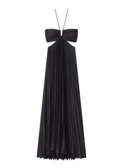 alc moira matte pleated dress A.L.C. Moira Dress in Black