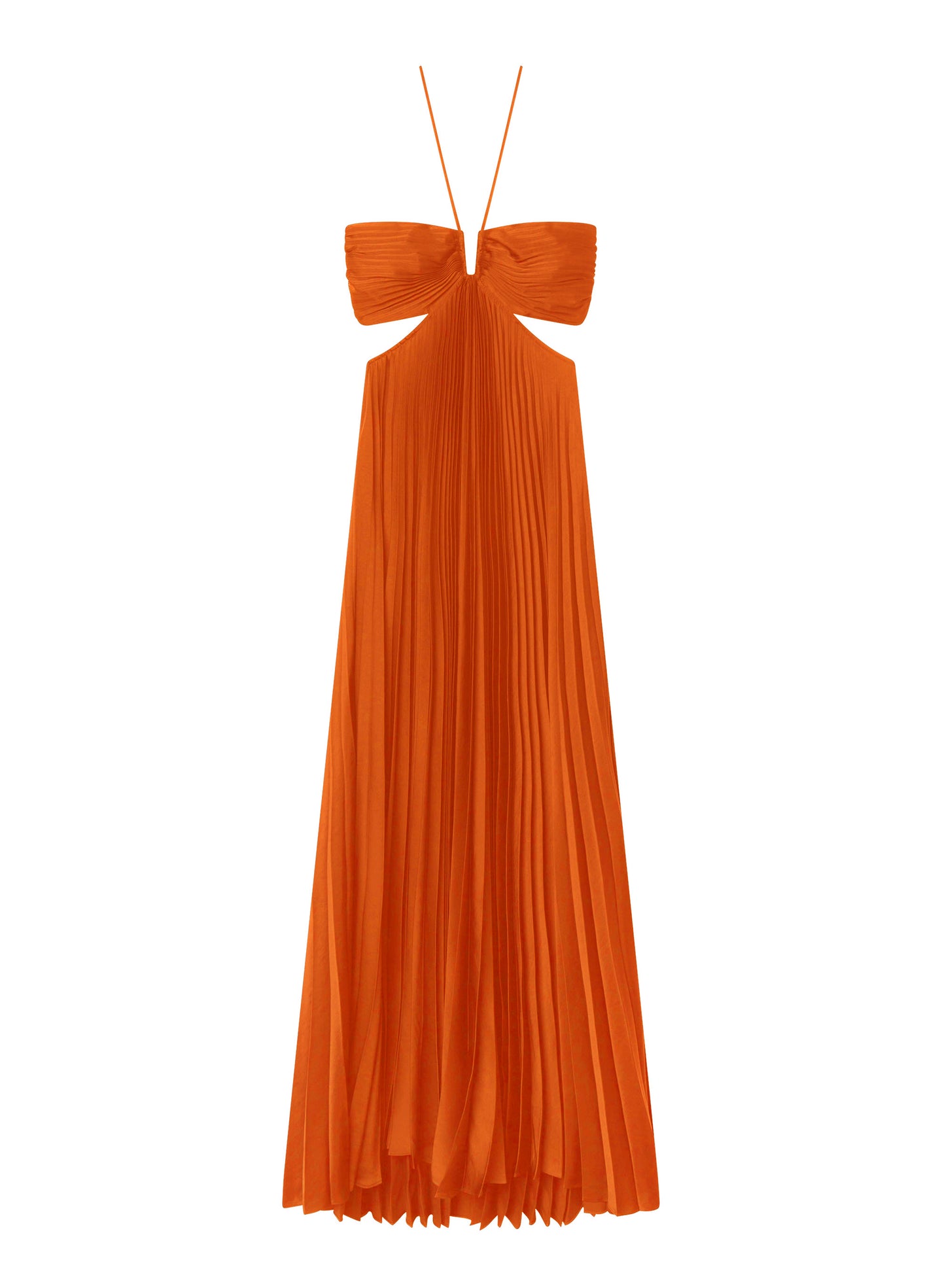 Moira Satin Pleated Maxi Dress | ALC LTD Moira Satin Pleated Maxi Dress | ALC LTD