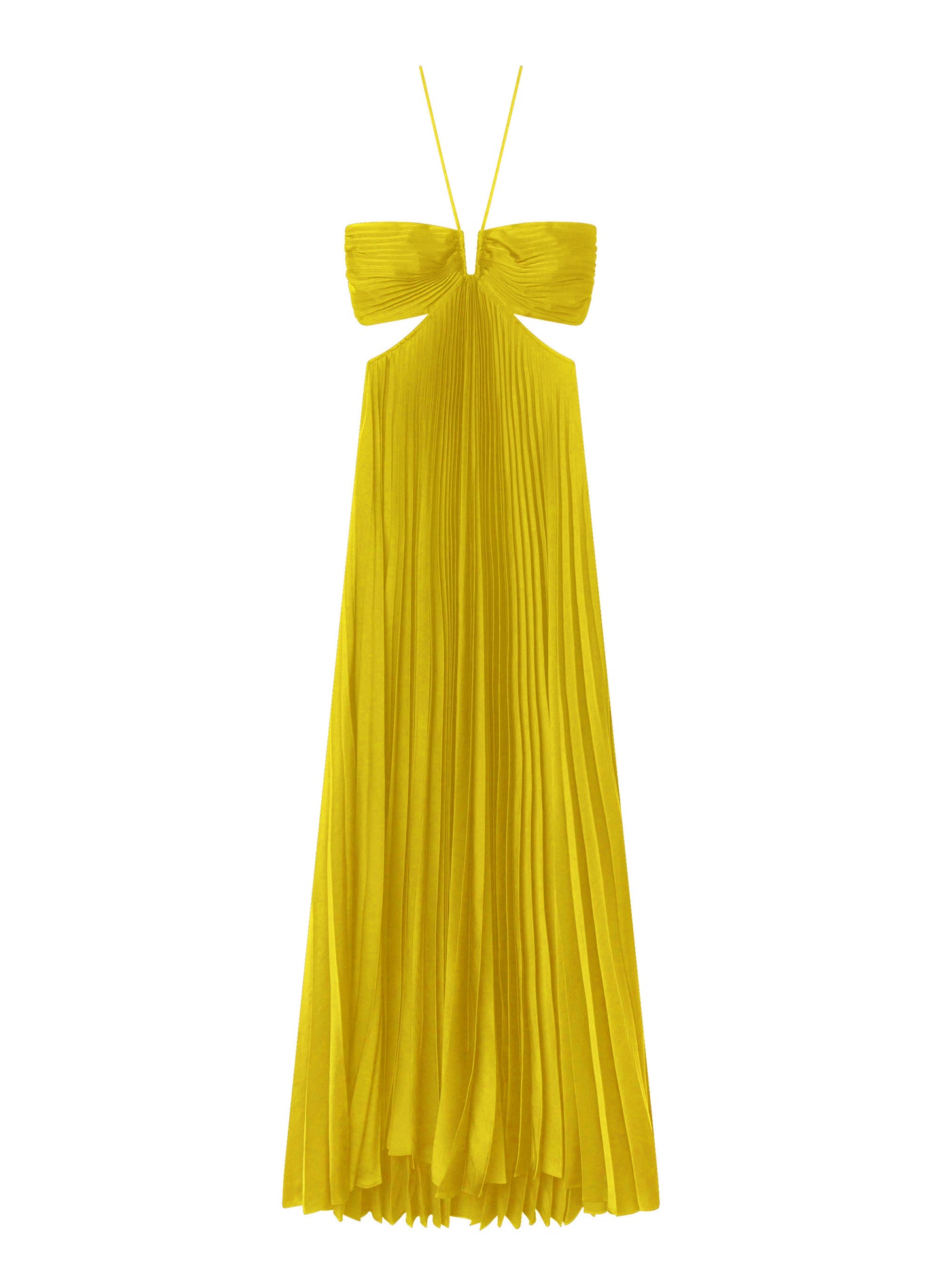 Moira Satin Pleated Maxi Dress | ALC LTD Moira Satin Pleated Maxi Dress | ALC LTD