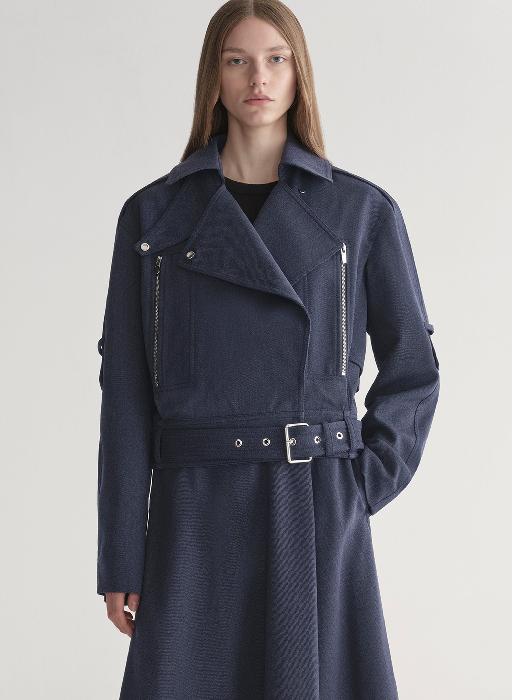 ジャケット・アウター ANCELLM MELTON HALF LENGTH JACKET/NAVY 1 MELTON HALF LENGTH JACKET(NAVY) – ANCELLM