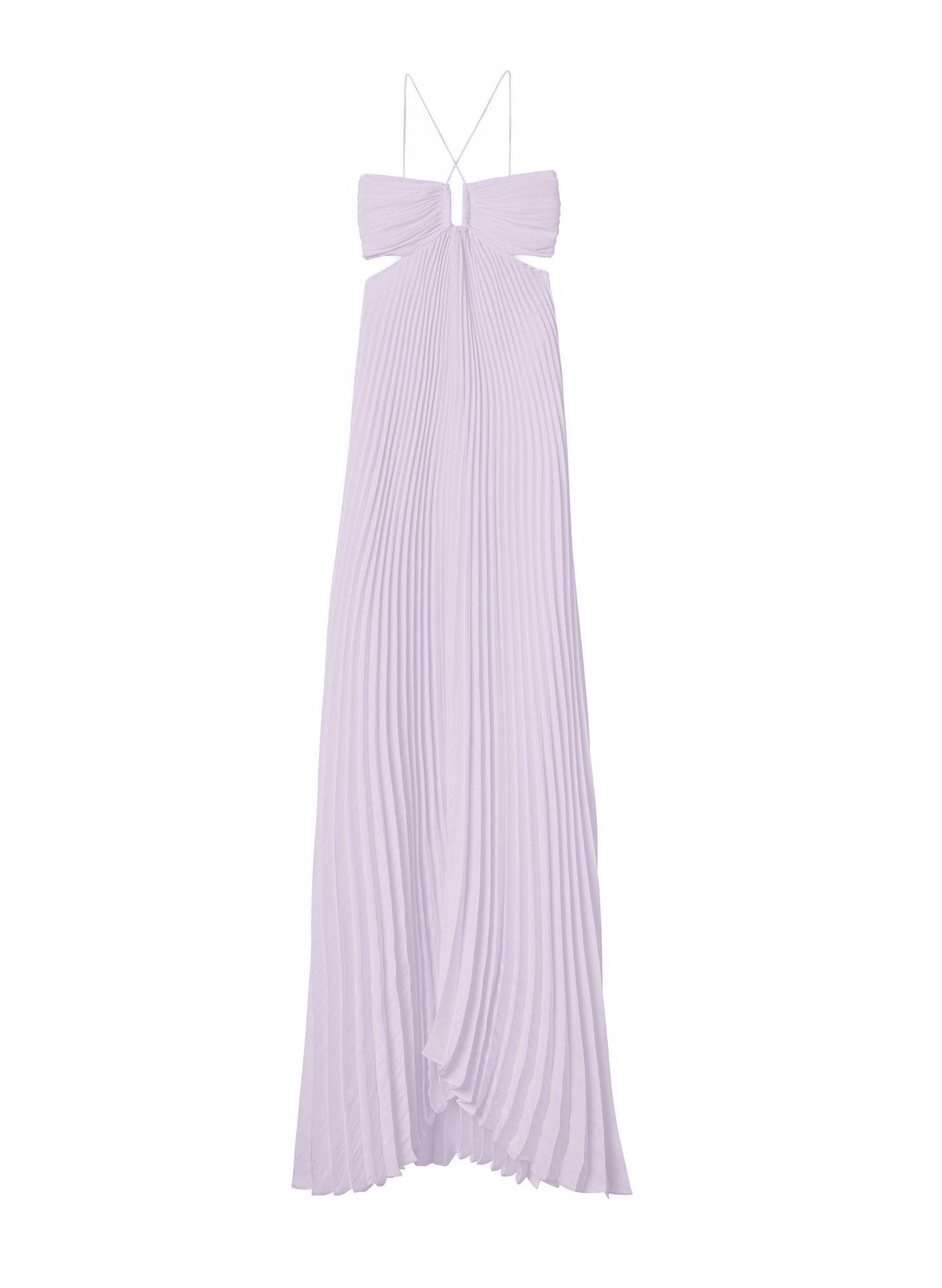 Moira Satin Pleated Maxi Dress | ALC LTD Moira Satin Pleated Maxi Dress | ALC LTD