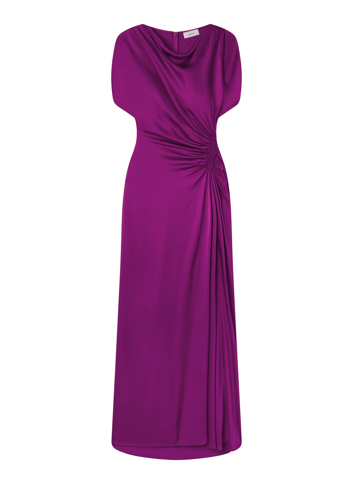A.L.C. Nadia Satin Gown Purple A.L.C. Nadia Satin Gown Purple