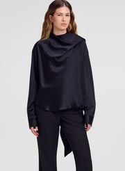 Nadine Silk Draped Top