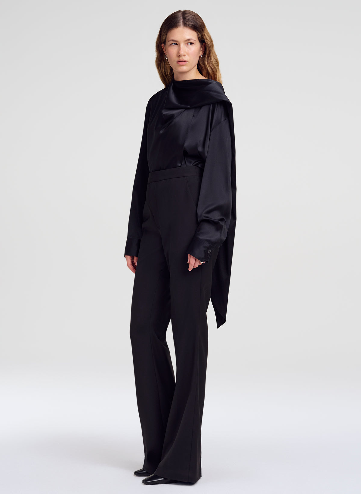 Nadine Silk Draped Top