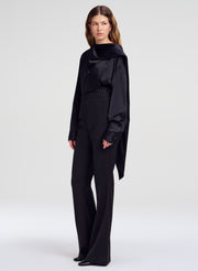 Nadine Silk Draped Top