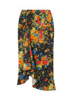Naomi Cotton Floral Midi Skirt