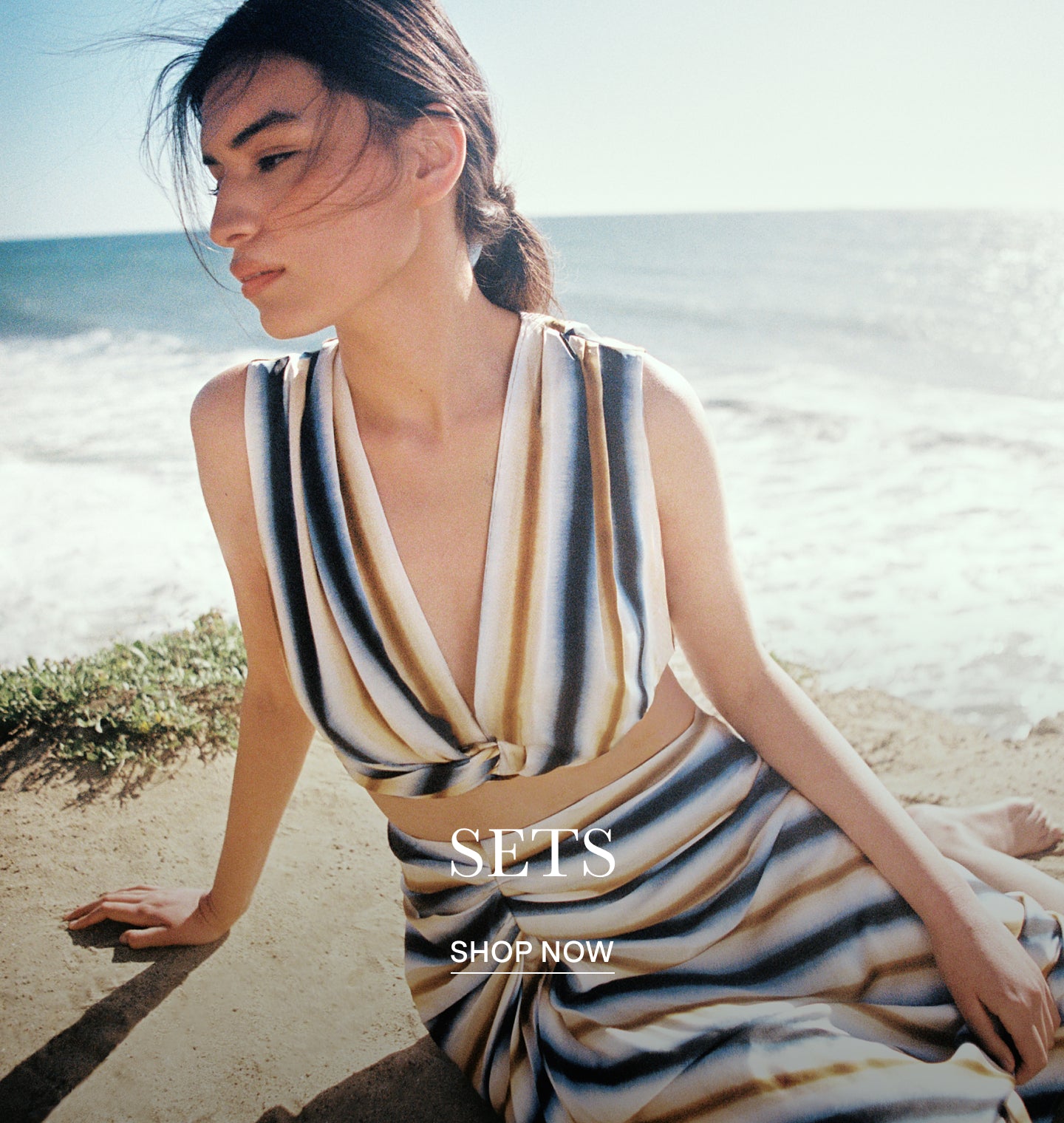 Simona Pleated Midi Dress