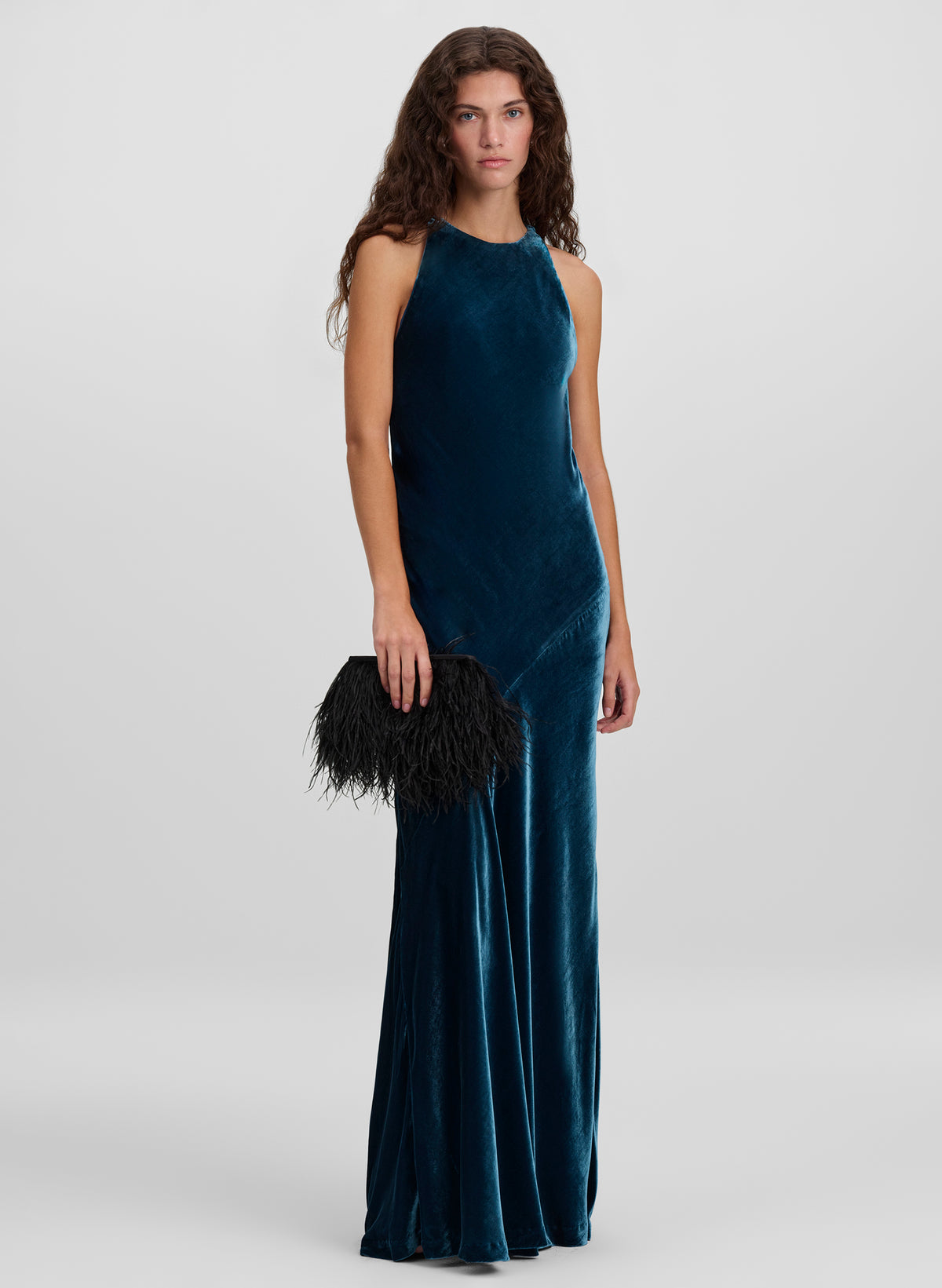 Nicola Velvet Maxi Dress
