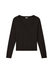 Nicole Fine Merino V Neck Sweater
