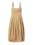 Nina Cotton Nylon Midi Dress