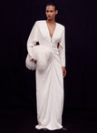 Maia Stretch Crepe Gown