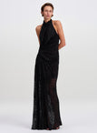 Paloma Silk Devoré Gown