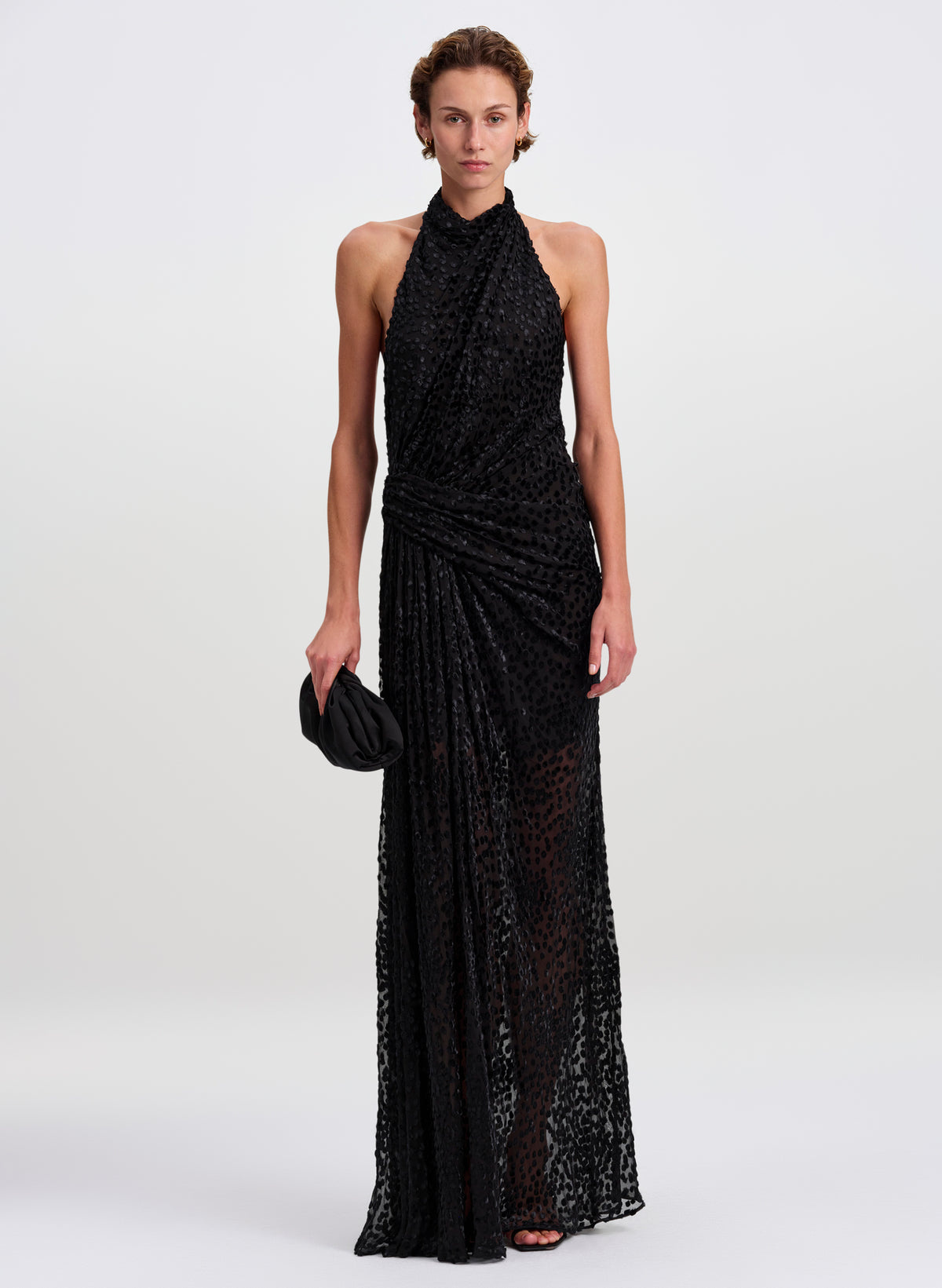 Paloma Silk Devoré Gown