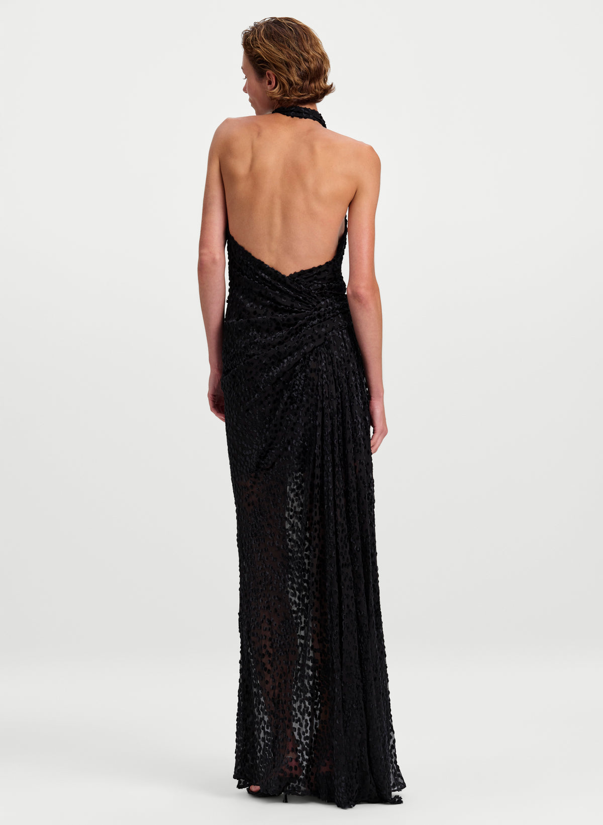 Paloma Silk Devoré Gown