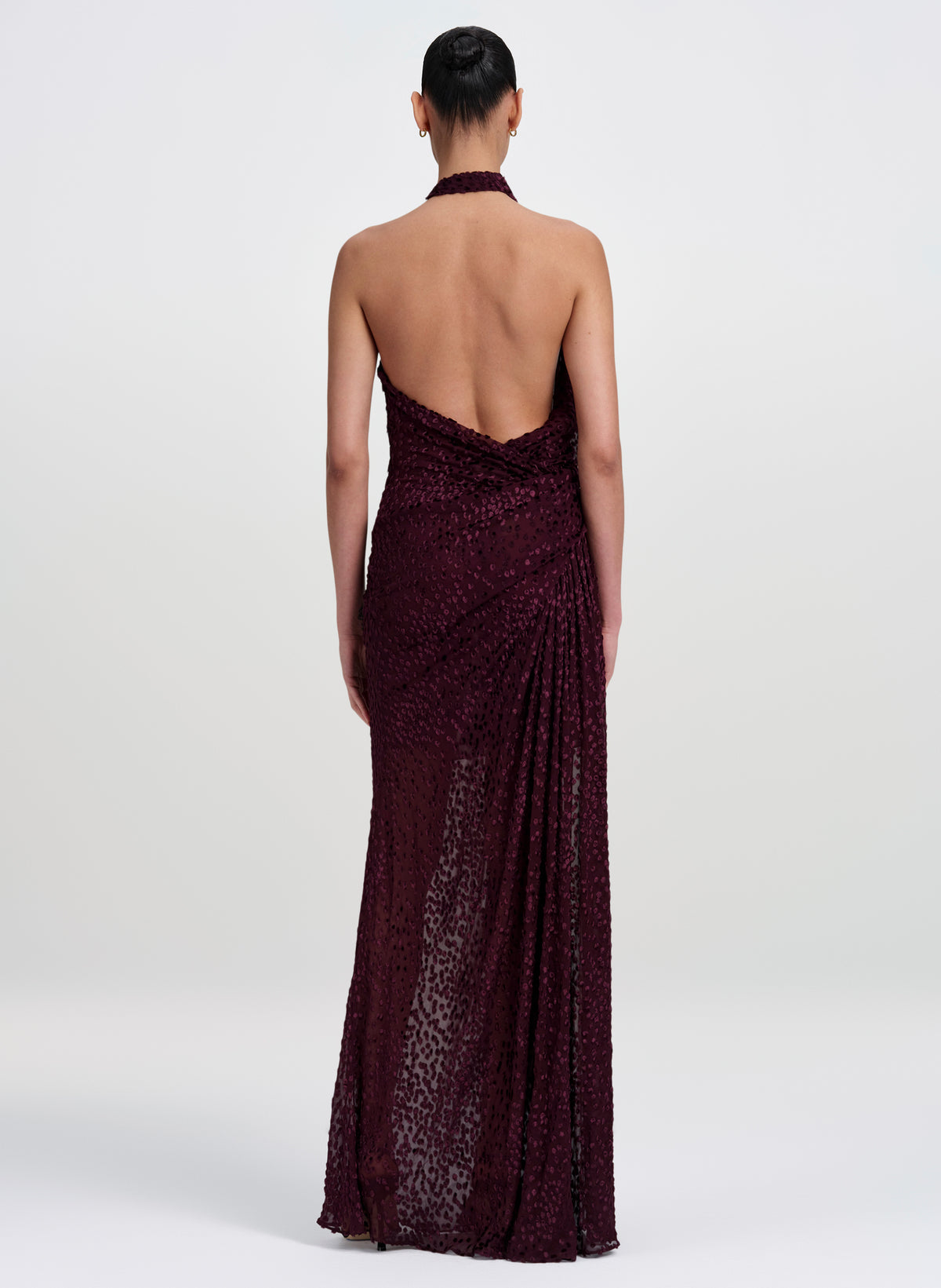 Paloma Silk Devoré Gown